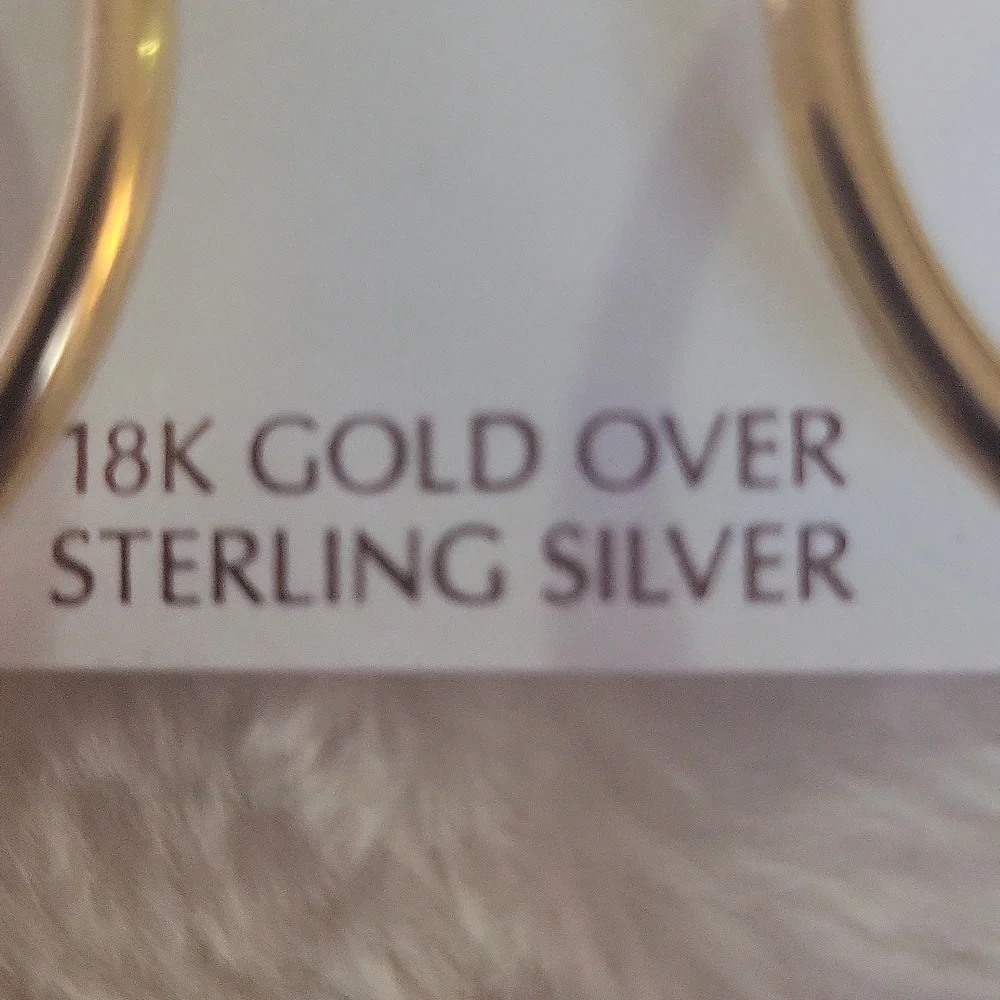 Giani Bernini Gold over Sterling Silver Hoop Earrings